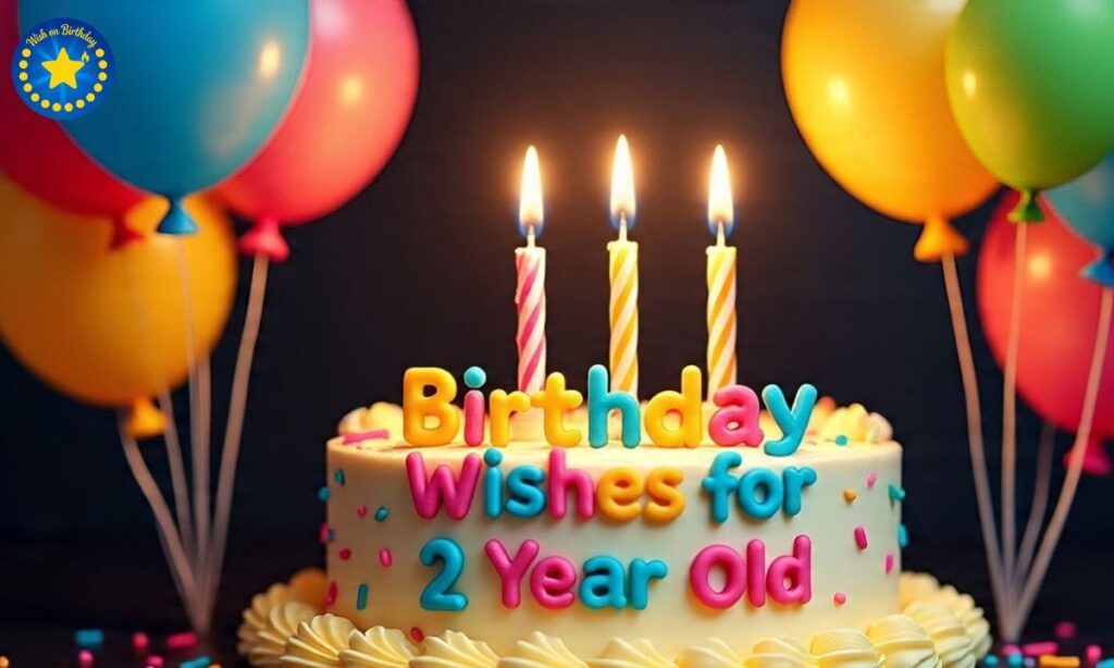 Birthday Wishes for 2 Year Old on Wishonbirthday