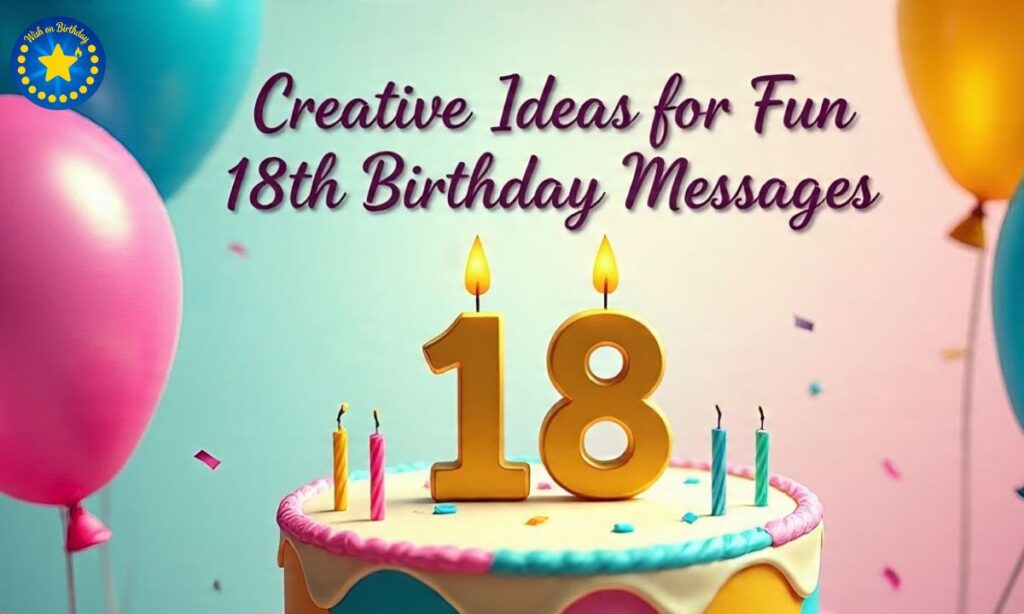 Creative Ideas for Fun 18th Birthday Messages