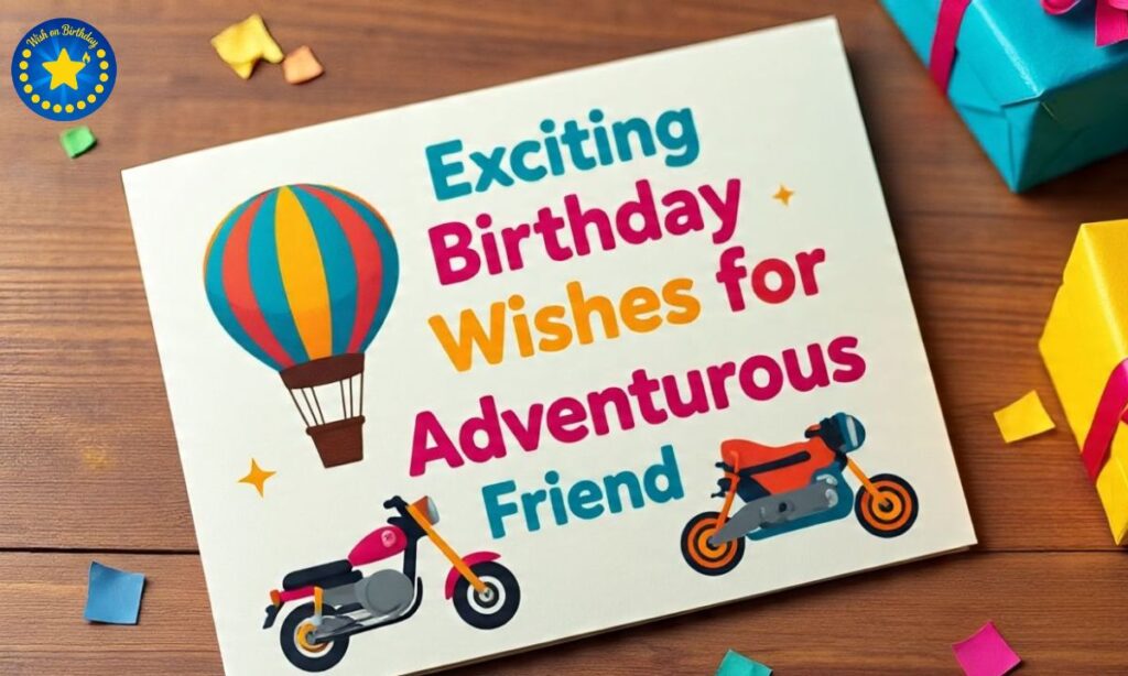 Exciting Birthday Wishes for Adventurous Friend on Wishonbirthday