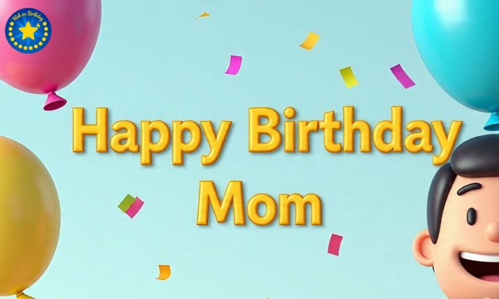 Happy Birthday Message for Mom from Son
