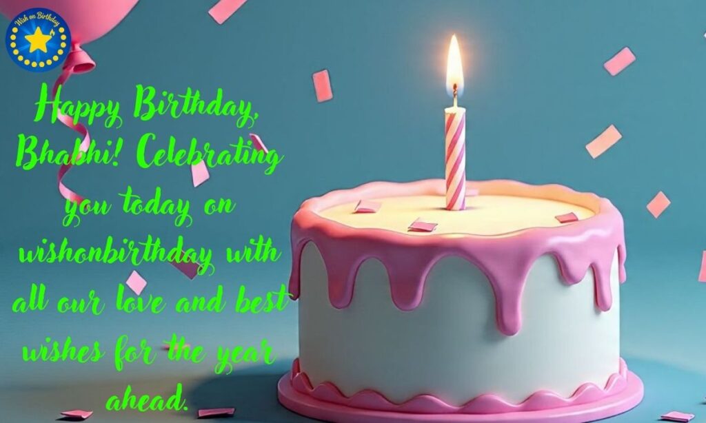 Happy Birthday wishes to Bhabhi on wishonbirthday