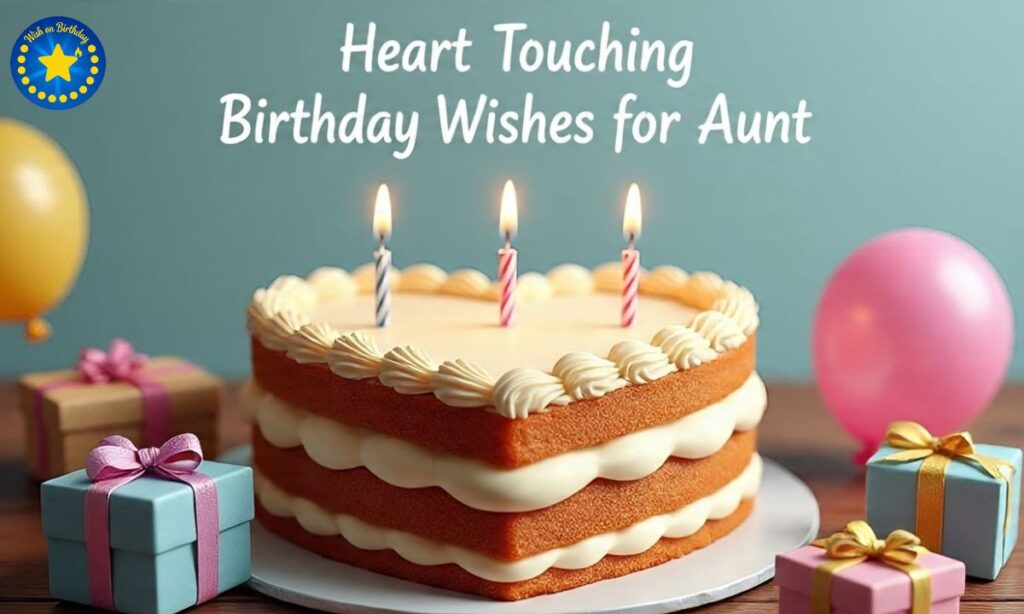 Heart Touching Birthday Wishes for Aunt on Wishonbirthday