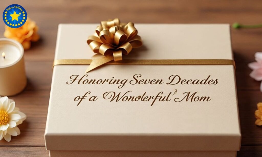 Honoring Seven Decades of a Wonderful Mom