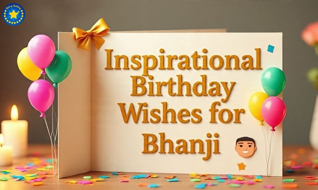 Inspirational Birthday Wishes for Bhanji