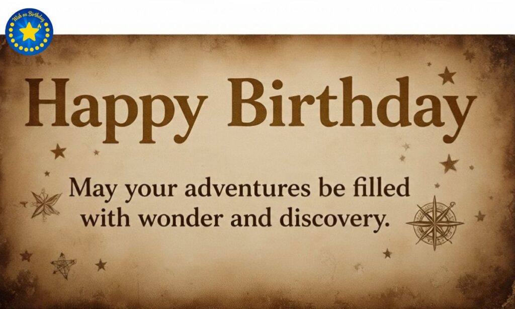 Short and Meaningful Birthday Wishes for Explorers