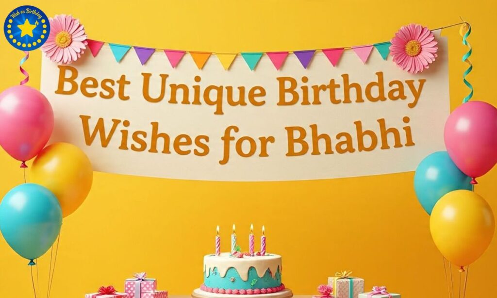 Simple Birthday wishes for bhabhi