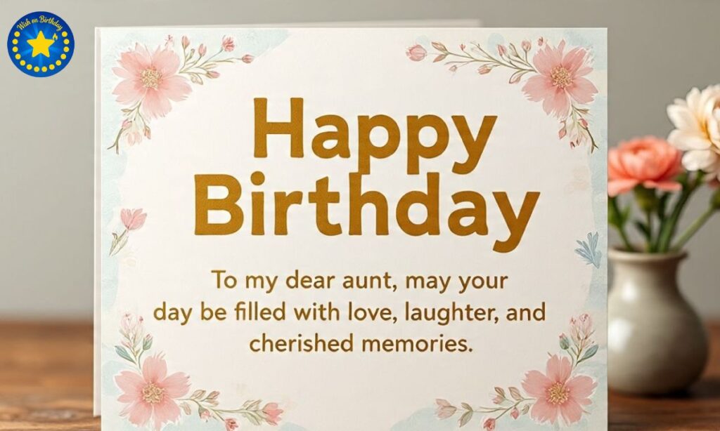 Thankful Birthday Messages for Aunt