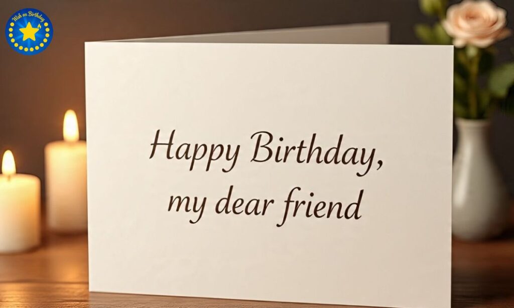 Thoughtful Birthday Messages for a Friend