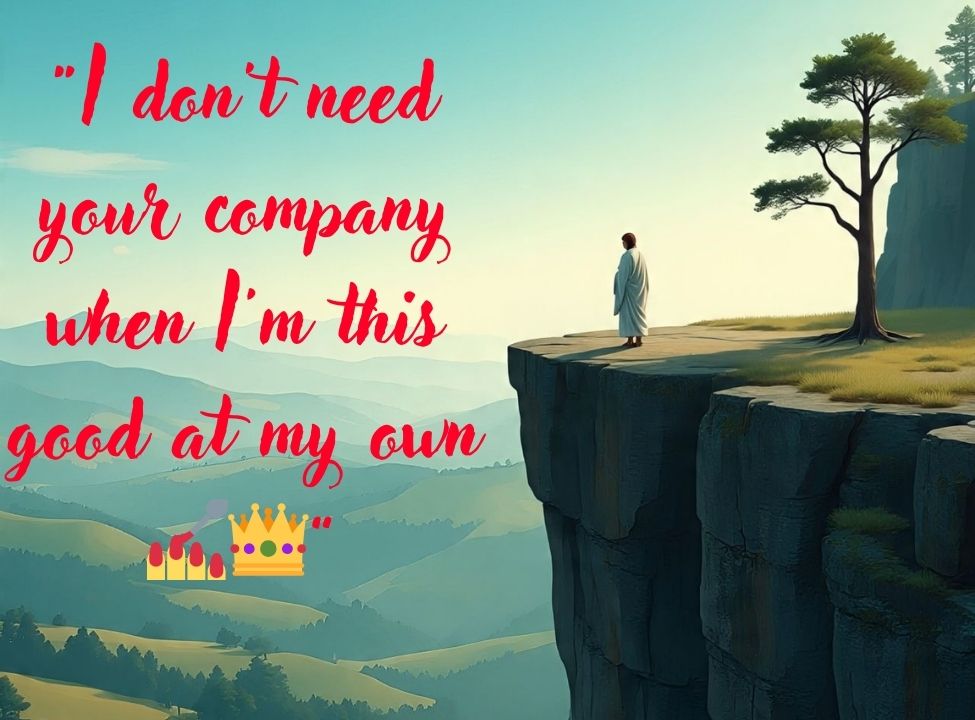 Being Alone Attitude Captions