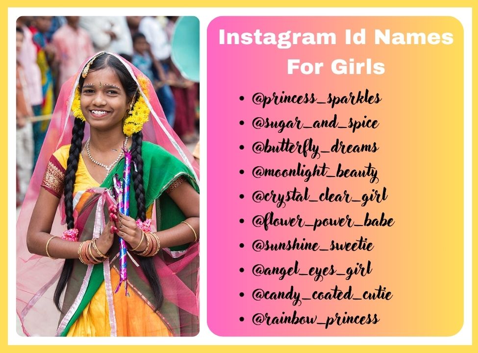 Instagram Id Names For Girls