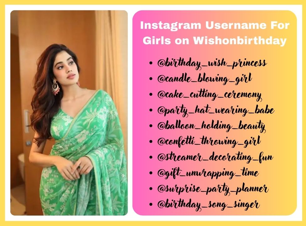 Instagram Username For Girls on Wishonbirthday