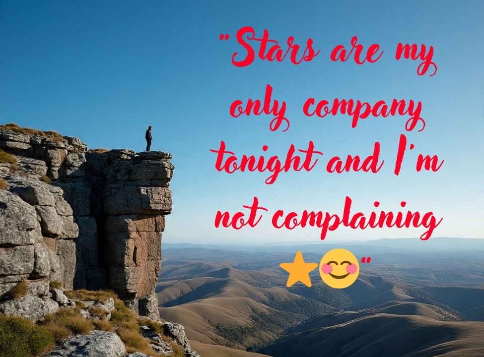 Night Alone Captions for Instagram