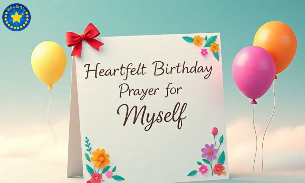 Heartfelt Birthday Prayer for Myself