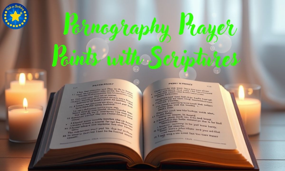 Pornography Prayer Points with Scriptures