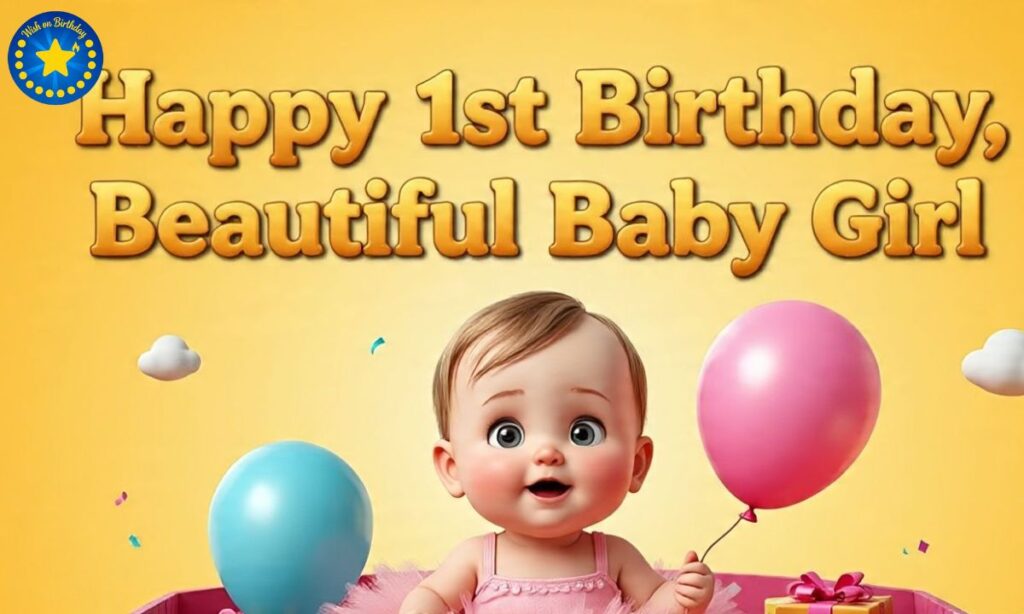 Special 1st Birthday Messages for a Beautiful Baby Girl Niece